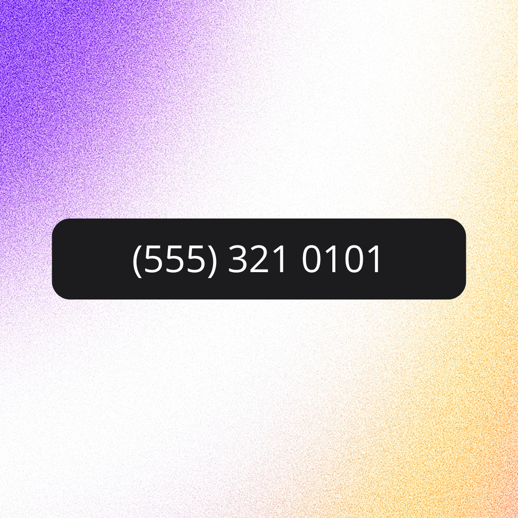 Dedicated support number